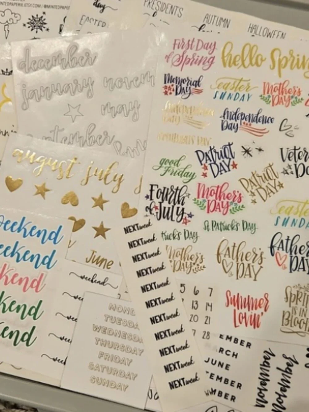 Massive Planner Sticker Lot Thousands of Stickers + Happy Planner Book